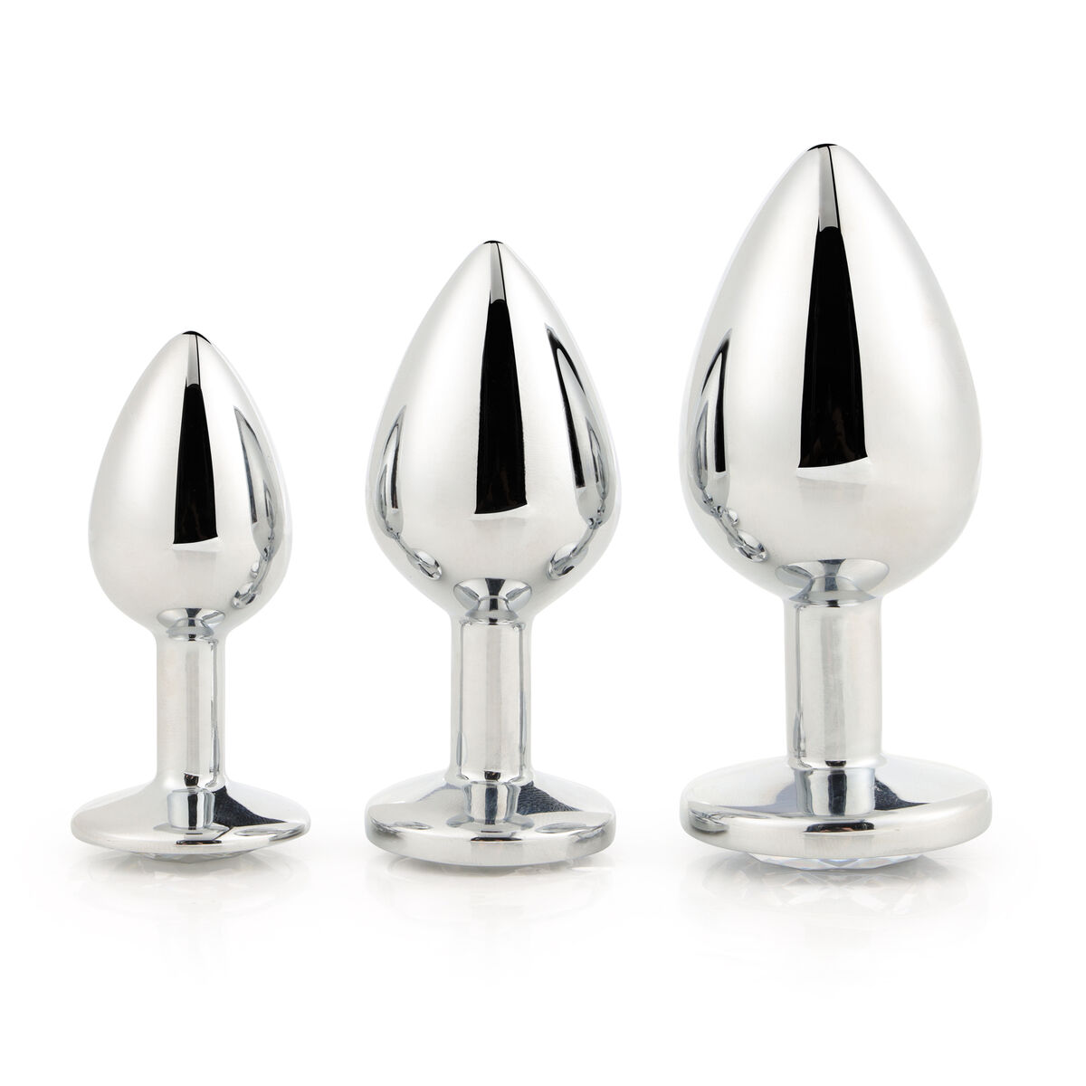 Plug Anal Dream Toys Gleaming Love Prateado